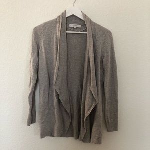Brown/Dark Cream Cardigan by Loft